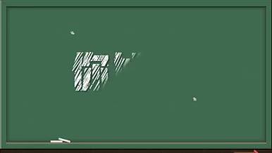 黑板粉笔字效果AE模板视频的预览图